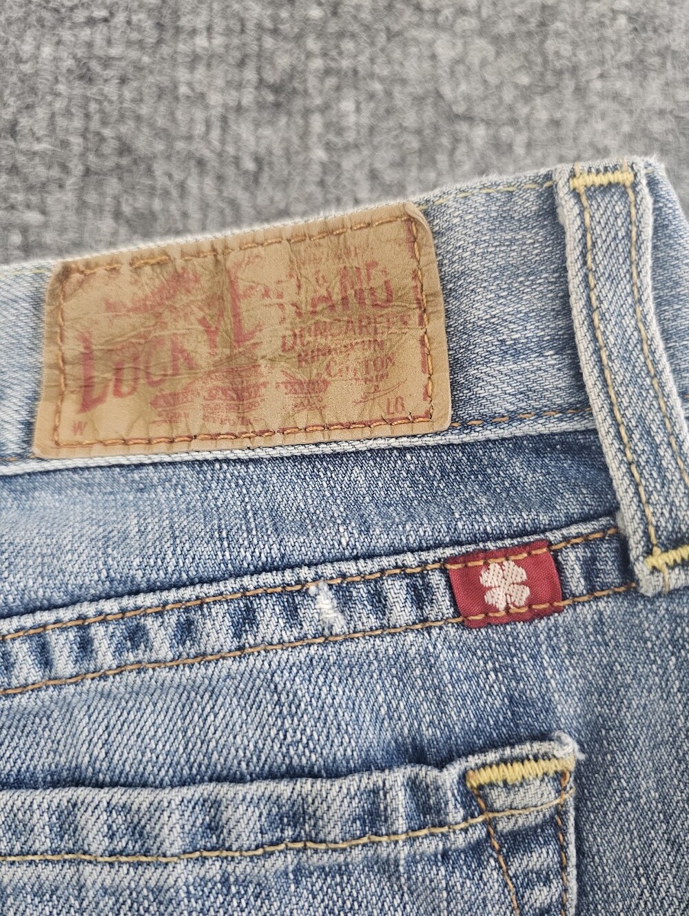 Lucky Brand Blue Denim Cutoff Long Shorts - Picture 6 of 6